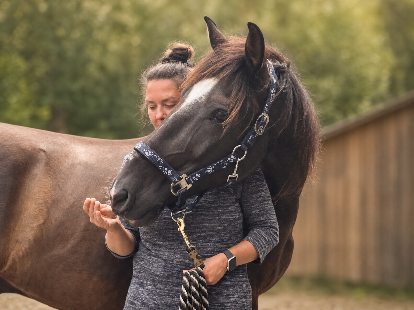 Anoeska samen met Lio