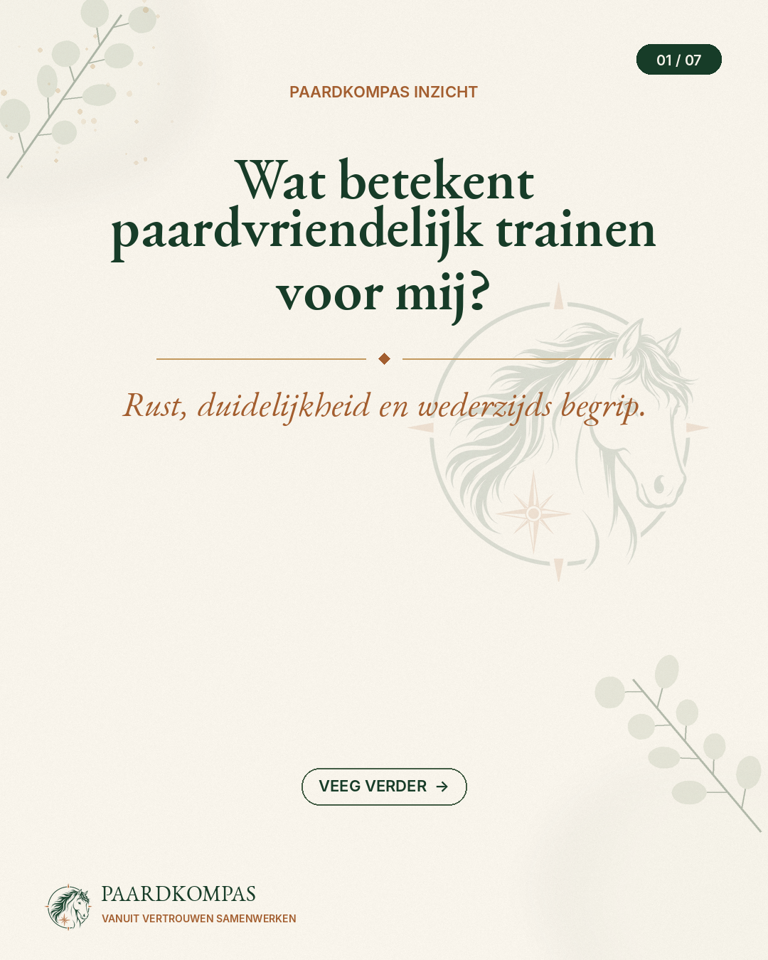 Wat betekent paardvriendelijk trainen voor mij?